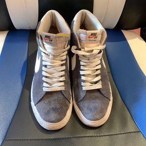 Nike SB Zoom Blazer Mids - Blue/Navy (Suede) (Used - No Box)